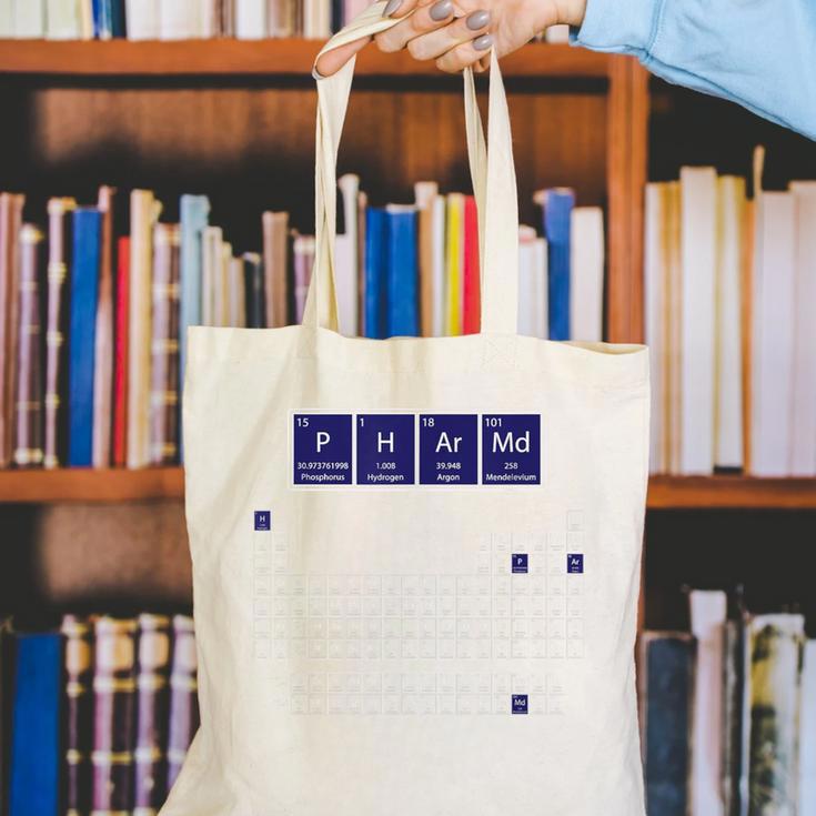 PharmD Pharmacy School Graduation Canvas Tote Bag