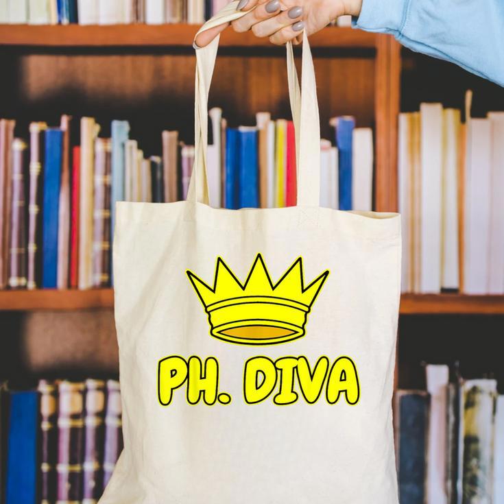 PhD Graduation Ph Diva t Shirt Phdiva Phd t Canvas Tote Bag