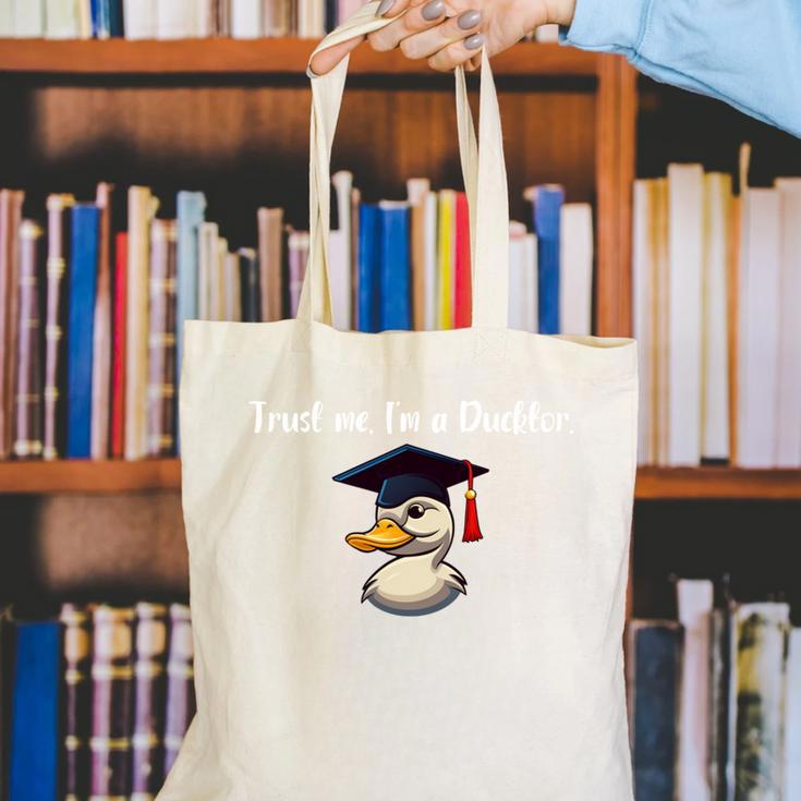 PhD Graduation Trust Me I'm a Doctor For PhD Graduate Canvas Tote Bag