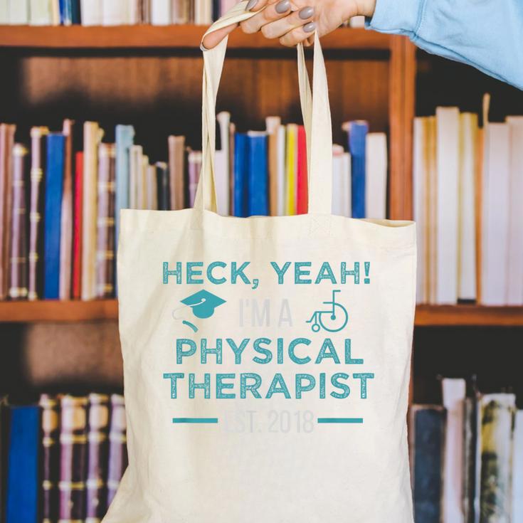 Physical Therapy Graduation Shirt PT Student DPT Grad Canvas Tote Bag