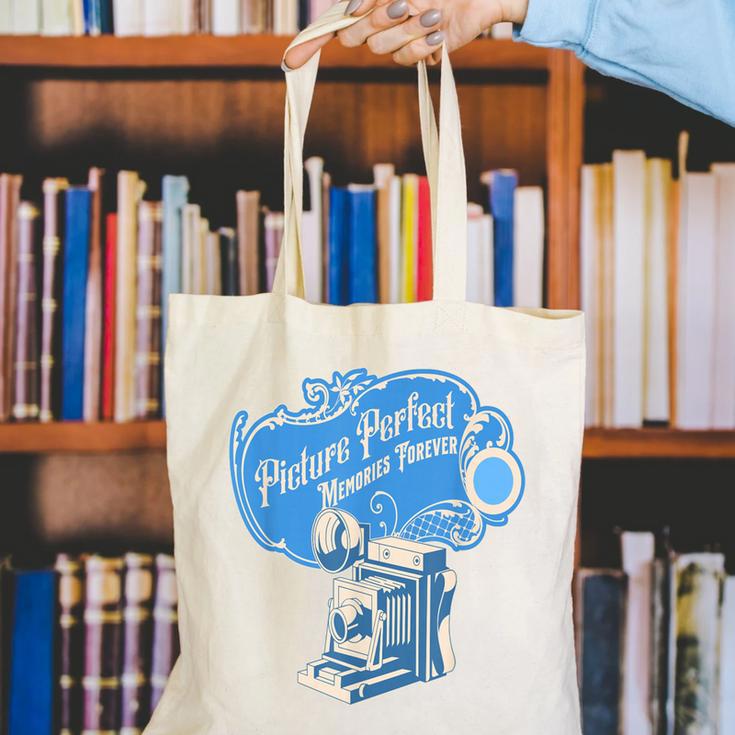 Picture Perfect Memories Forever Vintage Camera Nostalgia Canvas Tote Bag