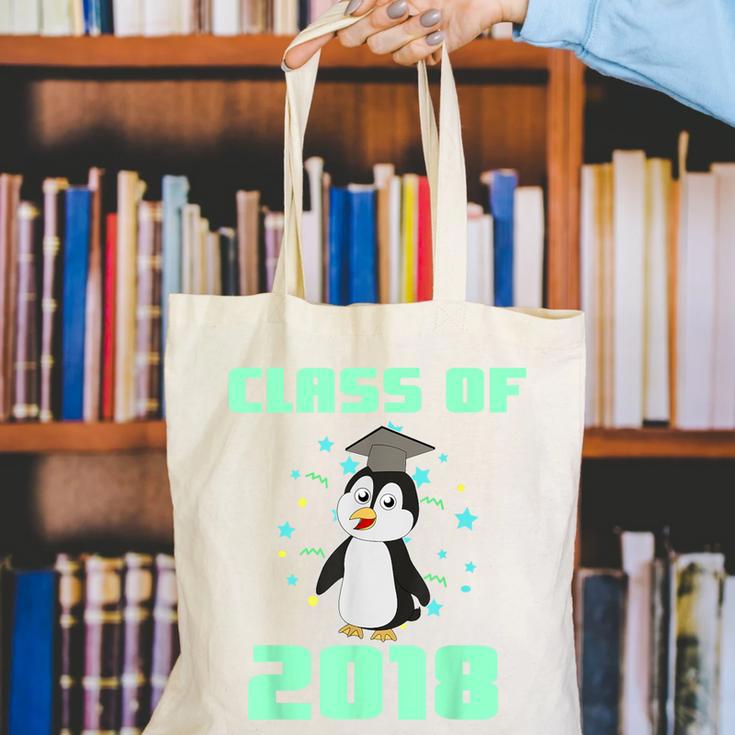 Pinguin Class 2018 Shirt Graduation Kids Graduate Canvas Tote Bag