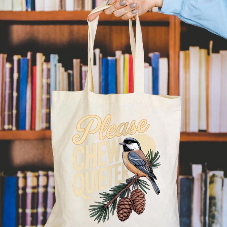 Please Chew Quieter Introverts Casual Everyday Canvas Tote Bag Please Chew Quieter Introverts Casual Everyday Canvas Tote Bag
