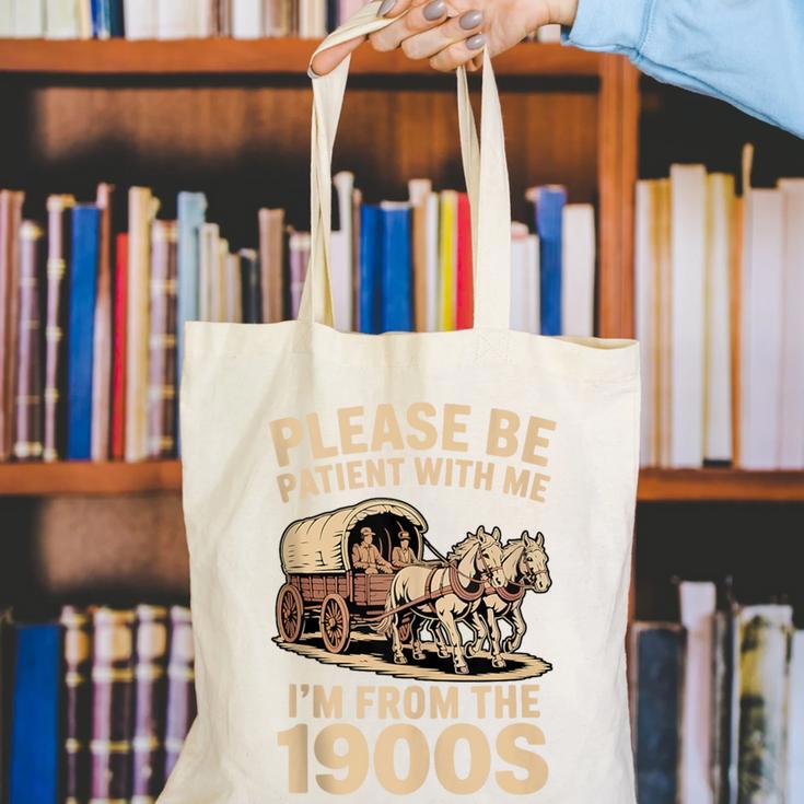 Please Be Patient With My I'm From The 1900s Classic Canvas Tote Bag Please Be Patient With My I'm From The 1900s Classic Canvas Tote Bag