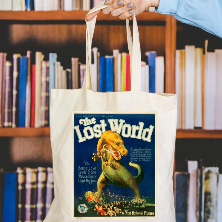Poster Of Movie Adaptation Of Sir Arthur Conan Doyle Book Canvas Tote Bag