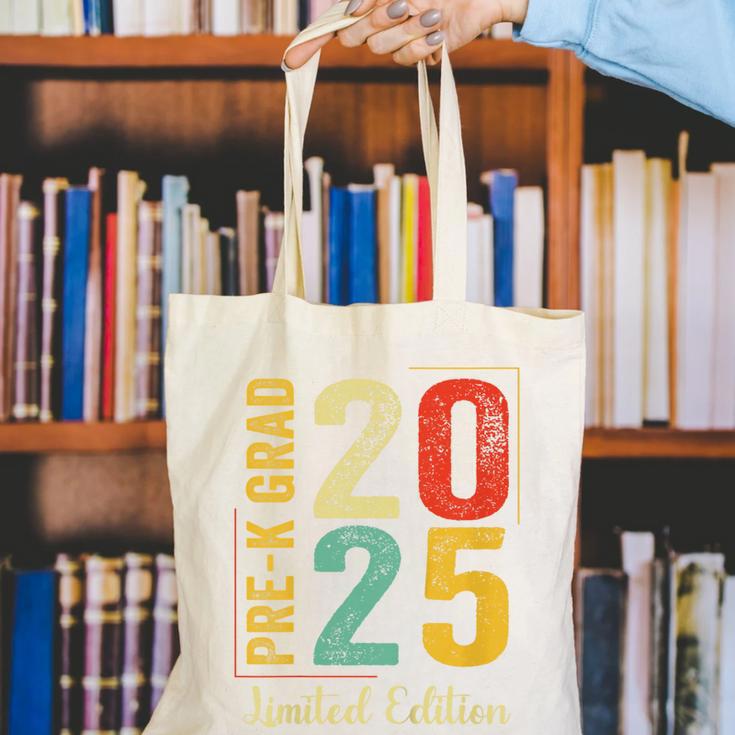 Pre-K Grad 2025 Pre-K Kids Prek Graduation Canvas Tote Bag