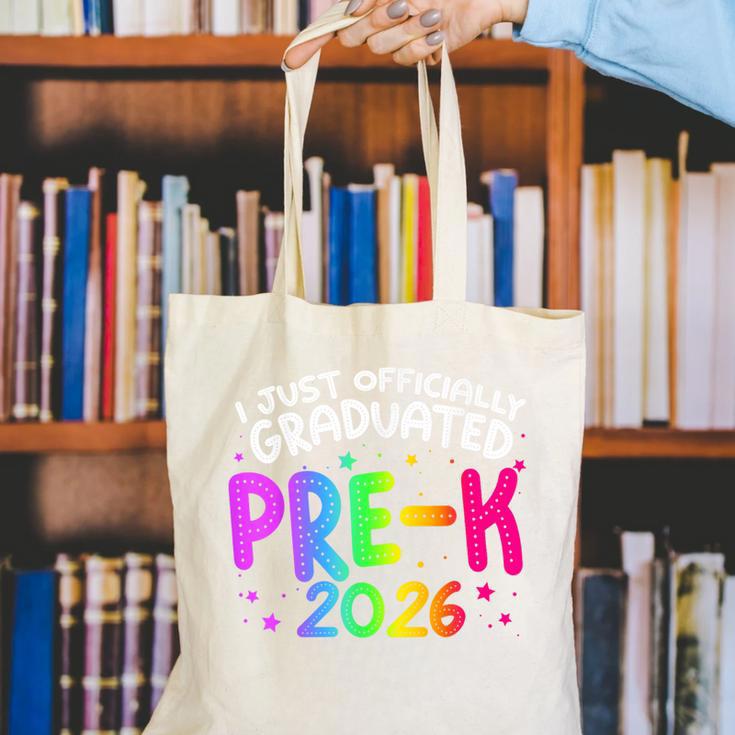 Pre-K Graduation Class Of 2026 Pre-K Graduated 2026 Canvas Tote Bag