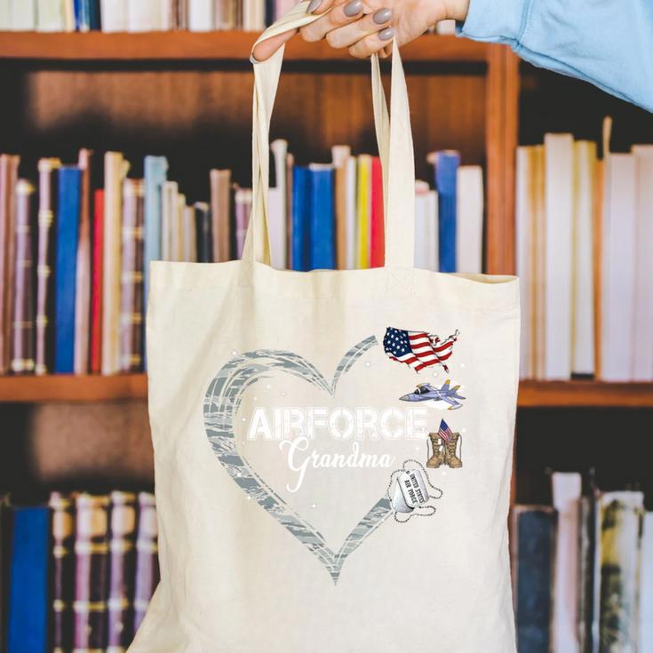 Proud Air Force Grandma Air Force Graduation Grandma USAF Canvas Tote Bag