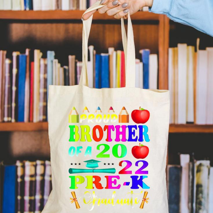 Proud Brother Of 2022 Pre K Graduate Graduation Canvas Tote Bag