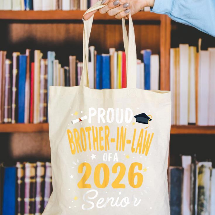 Proud Brother-In-Law Of A Class 2026 Senior Graduation 2026 Canvas Tote Bag