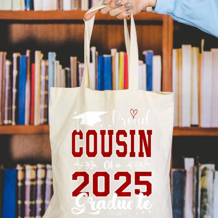 Proud Cousin Of A 2025 Graduate For Graduation Canvas Tote Bag