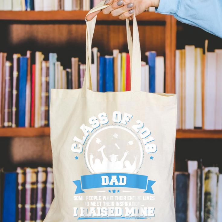 Proud Dad Of A Class Of 2018 Graduate TShirt Graduation Canvas Tote Bag