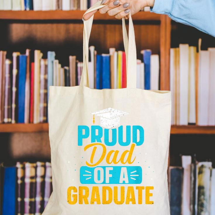 Proud Graduation Dad Father Of Graduates Canvas Tote Bag