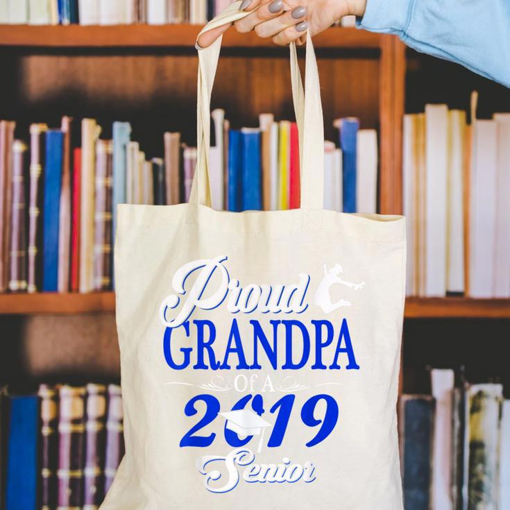Proud GRANDPA Of A Class 2019 Senior Tshirt Graduation Canvas Tote Bag
