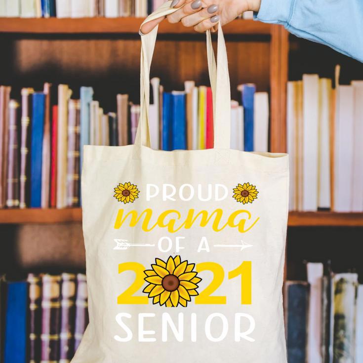 Proud Mama Of a 2021 Graduate Senior Mom 2021 Graduation Canvas Tote Bag