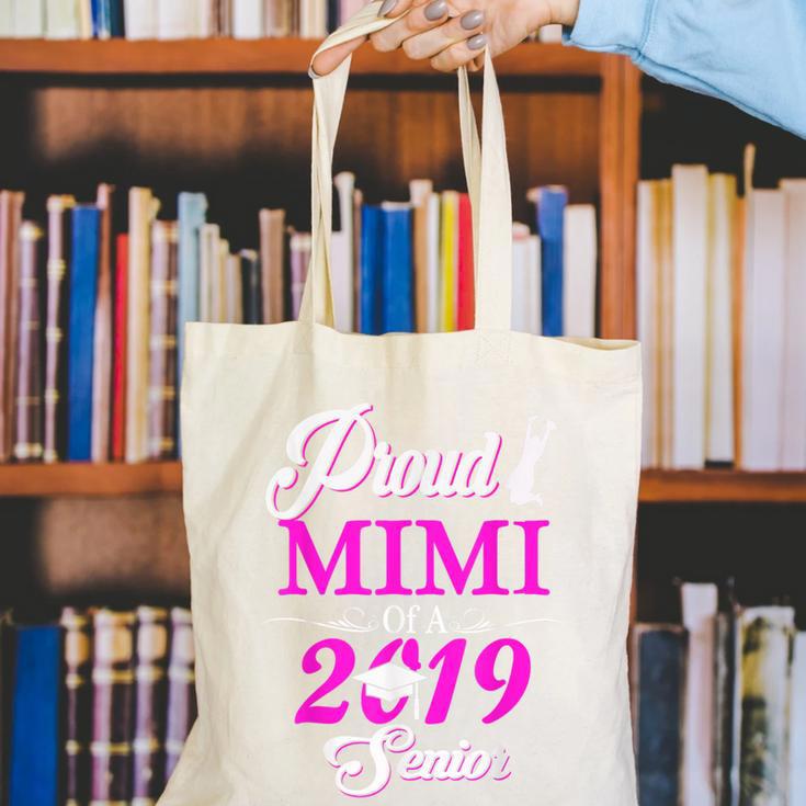 Proud MIMI Of A Class 2019 Senior Tshirt Graduation Canvas Tote Bag