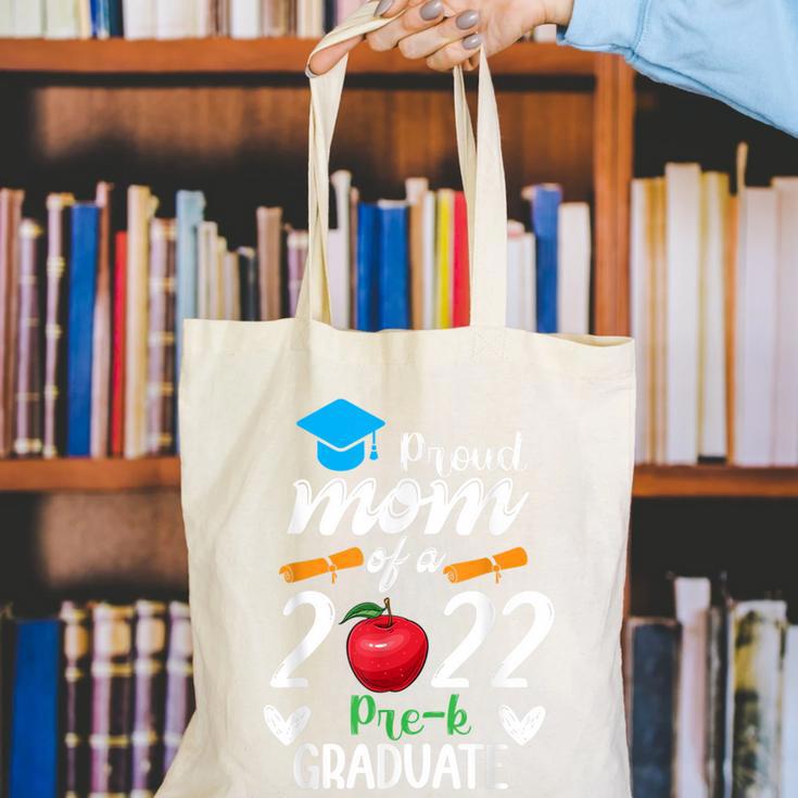 Proud Mom Of 2022 Pre K Graduate Graduation Canvas Tote Bag