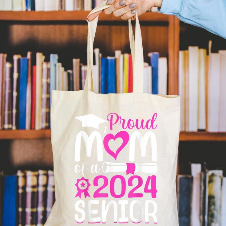 Proud Mom Of A 2024 Senior Graduation Canvas Tote Bag Proud Mom Of A 2024 Senior Graduation Canvas Tote Bag