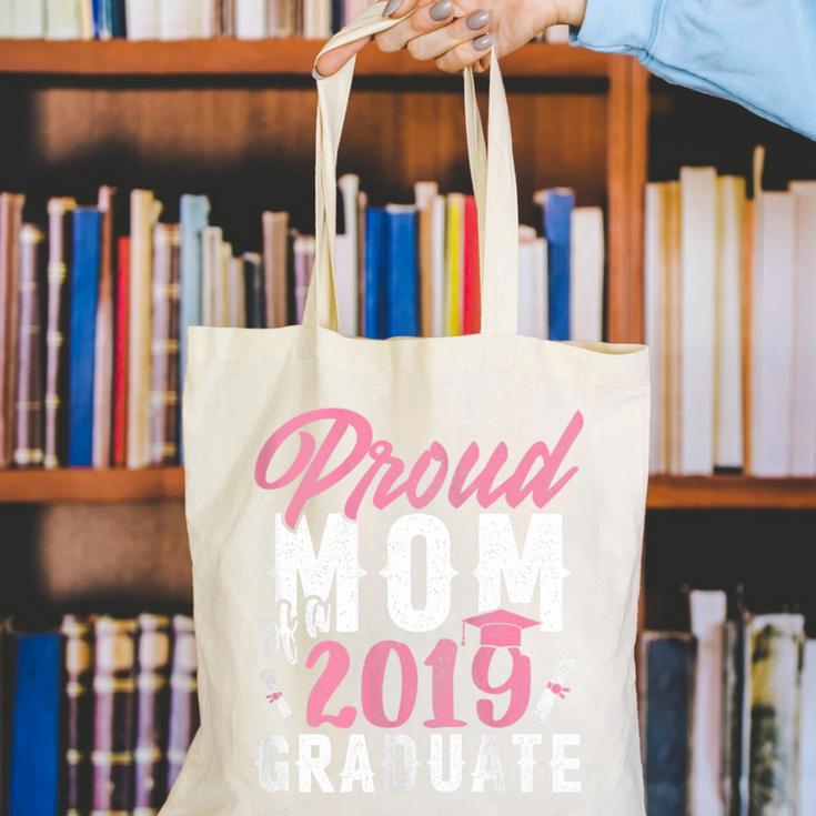 Proud Mom Of The Graduate Senior Class 2019 Graduation Party Canvas Tote Bag