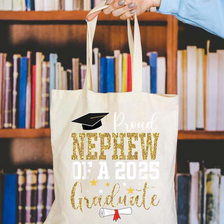 Proud Nephew Of A 2025 Graduate Nephew Graduation 2025 Canvas Tote Bag