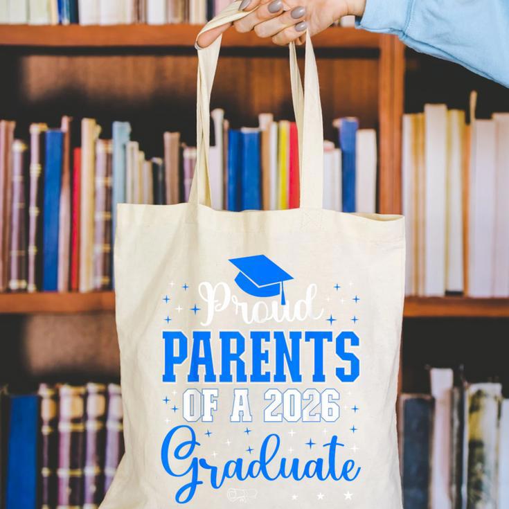 Proud Parents Of a Class Of 2026 Graduate For Graduation Canvas Tote Bag