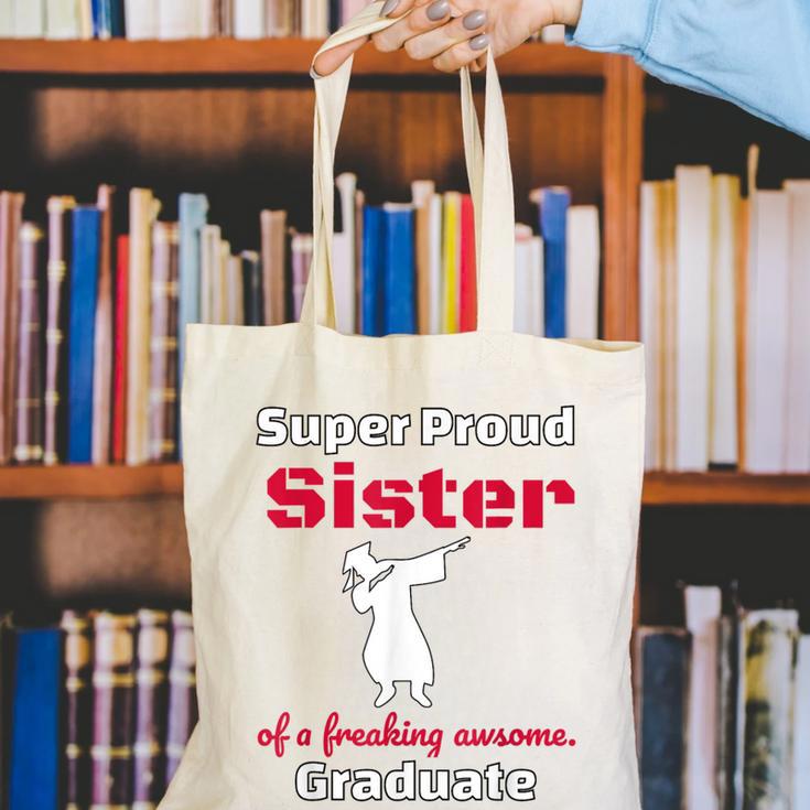 Proud Sister Of 2018 Graduate Dabbing Graduation Canvas Tote Bag