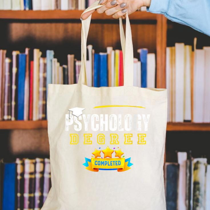 Psychology Degree Graduation Senior Celebration Grad Party Canvas Tote Bag