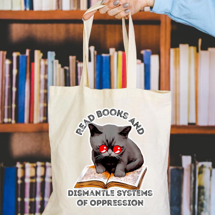 Read Books And Dismantle Systems Of Oppression Canvas Tote Bag