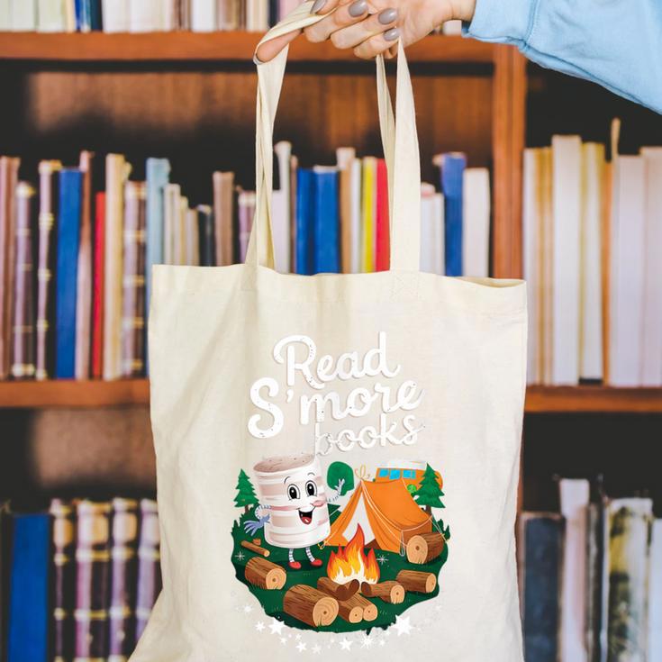 Read S'More Books Around Campfire National Book Week Canvas Tote Bag