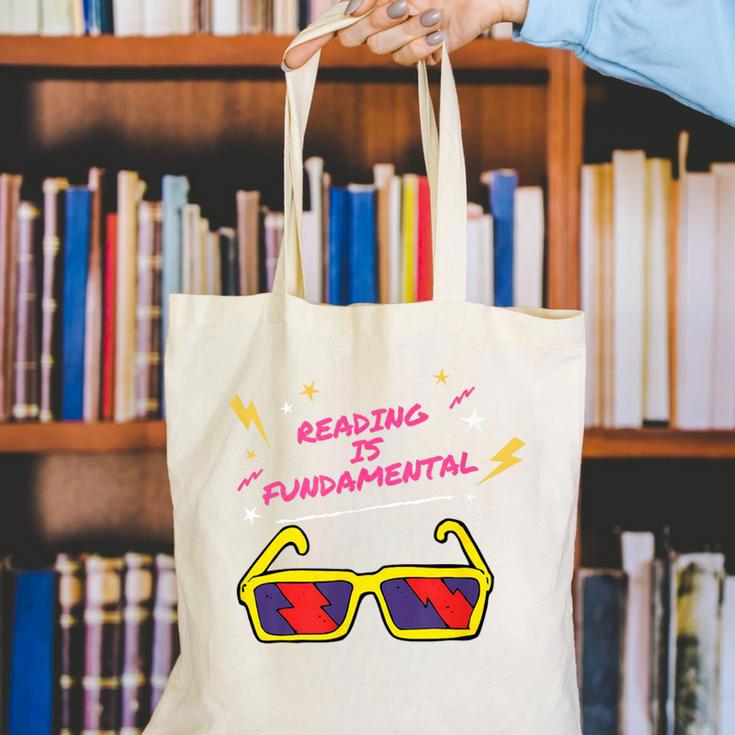 Reading Is Fundamental Shirt Drag Queen Book Lovers Canvas Tote Bag
