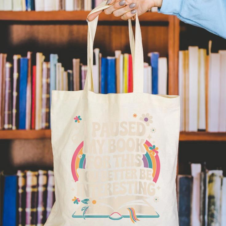Reading Quote For Bookworm And Librarian Canvas Tote Bag Reading Quote For Bookworm And Librarian Canvas Tote Bag