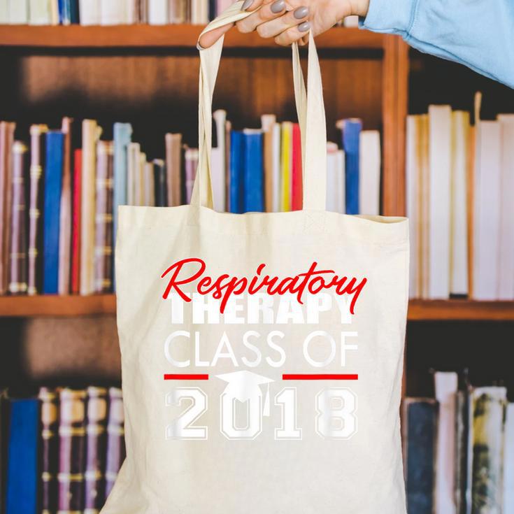 Respiratory Therapy Class Of 2018 Graduation Shirt Women Men Canvas Tote Bag