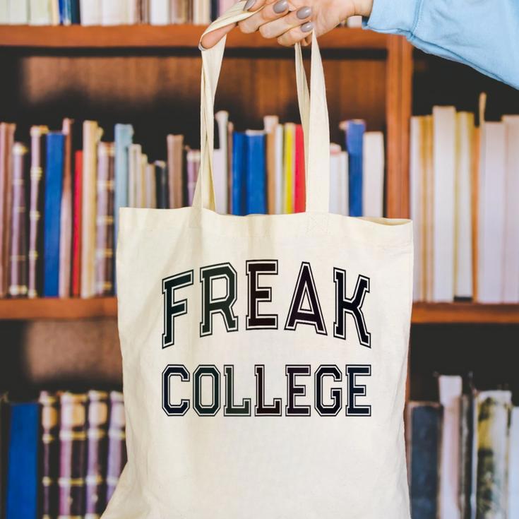 Retro Anti Social FREAK COLLEGE Introvert Stay Away From Me Canvas Tote Bag Retro Anti Social FREAK COLLEGE Introvert Stay Away From Me Canvas Tote Bag