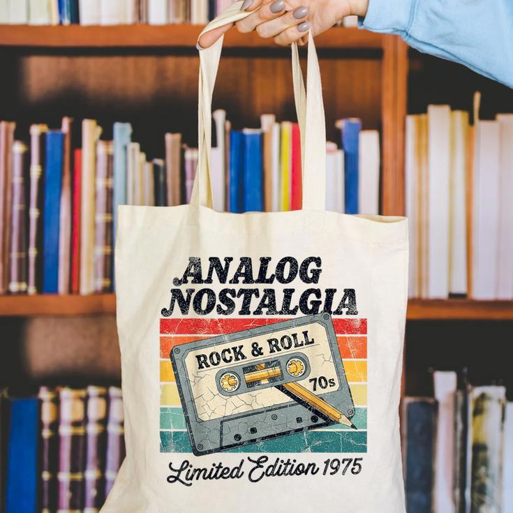 Retro Cassette Case 70s Vintage Music Analog Nostalgia Canvas Tote Bag Retro Cassette Case 70s Vintage Music Analog Nostalgia Canvas Tote Bag