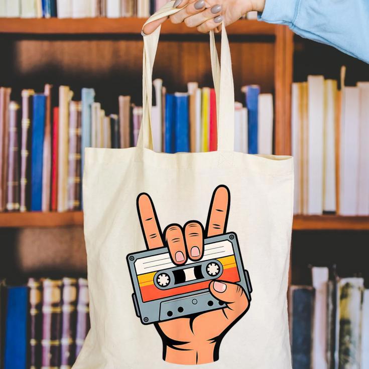Retro Cassette Tape For 80s & 90s Nostalgia Canvas Tote Bag