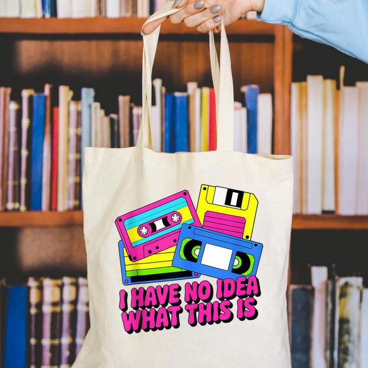Retro Cassette Vintage 80s Nostalgia Canvas Tote Bag