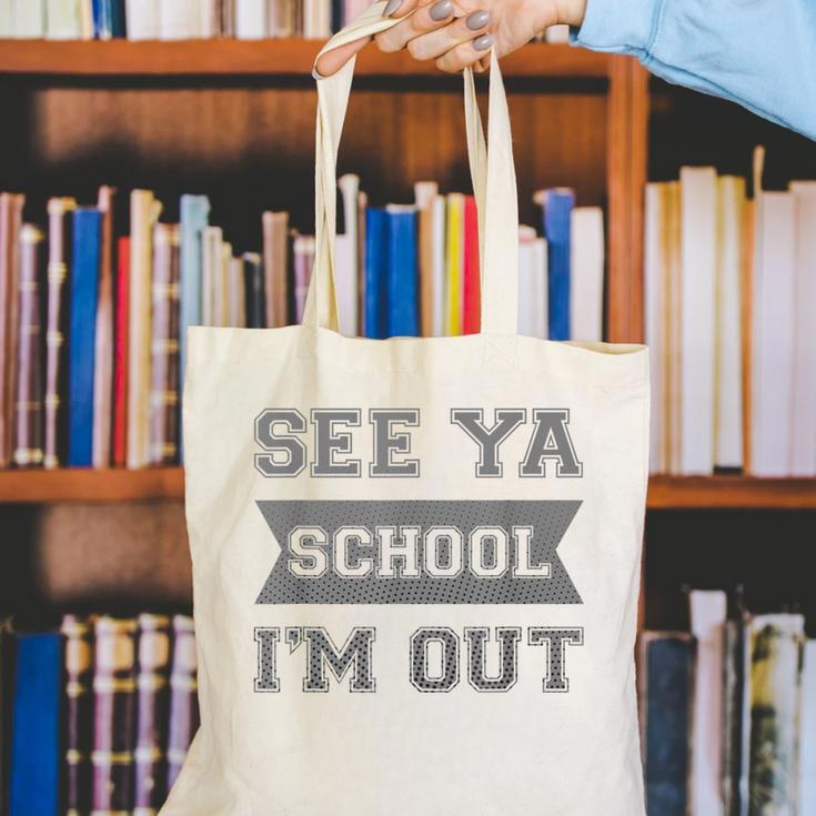 See Ya Elementary School Graduation Shirt Canvas Tote Bag