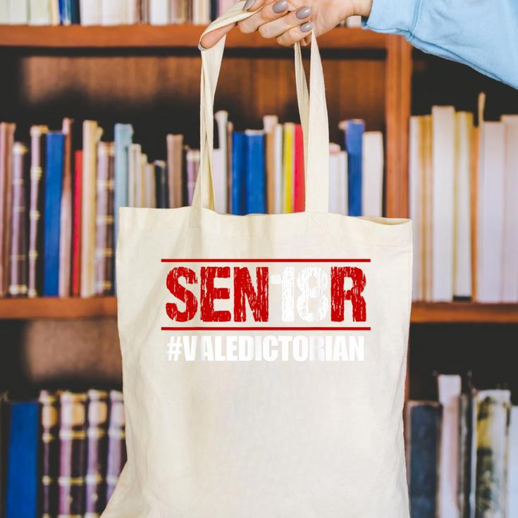 Senior 2018 Valedictorian School Colors Graduation Canvas Tote Bag