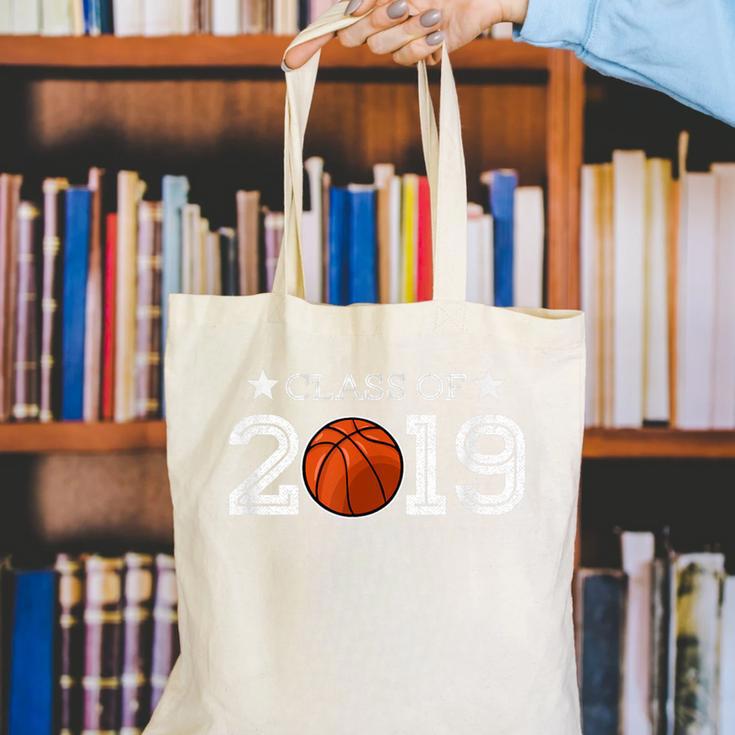 Senior 2019 Basketball Shirt Graduation Class Of 2019 Stars Canvas Tote Bag