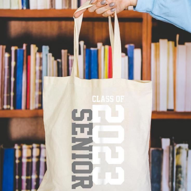 Senior 2023 Senior 23 Senior Class Of 2023 Graduation Done Canvas Tote Bag