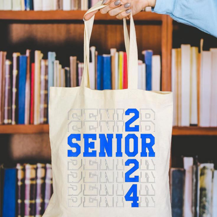 Senior 2024 Graphic Class Of 2024 Graduation Graphic Canvas Tote Bag