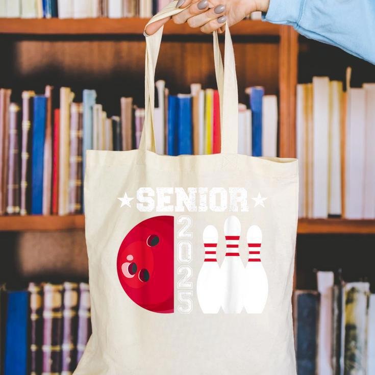 Senior 2025 Bowling Player Class Of 2025 Graduation Seniors Canvas Tote Bag
