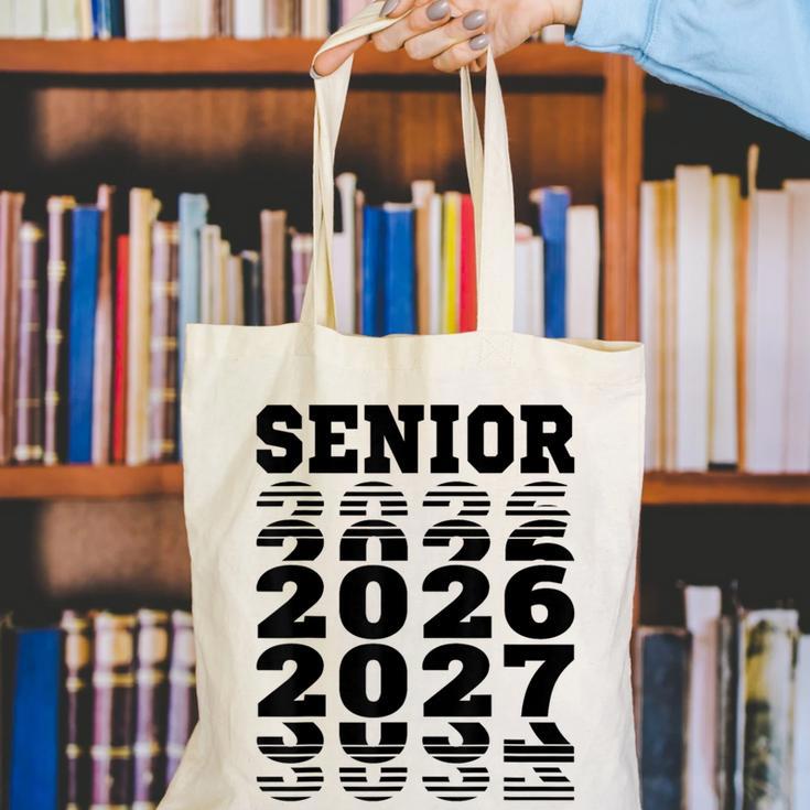 Senior 2026 2027 Class Of Graduation Canvas Tote Bag