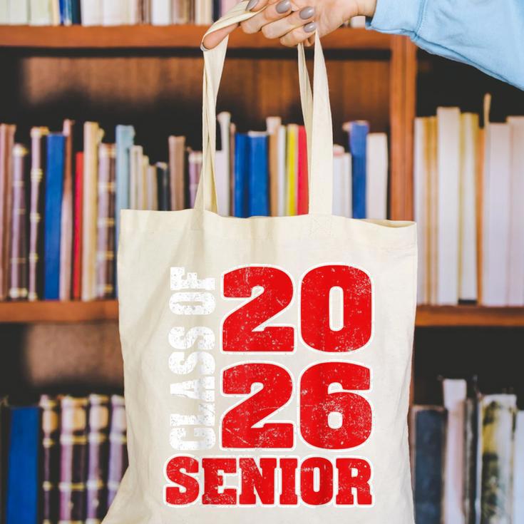 Senior 2026 Class Of 2026 Graduation Canvas Tote Bag