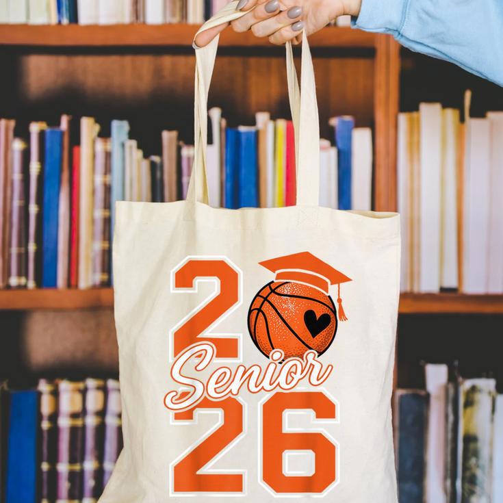 Senior Basketball Class Of 2026 Crew Basketball Graduation Canvas Tote Bag