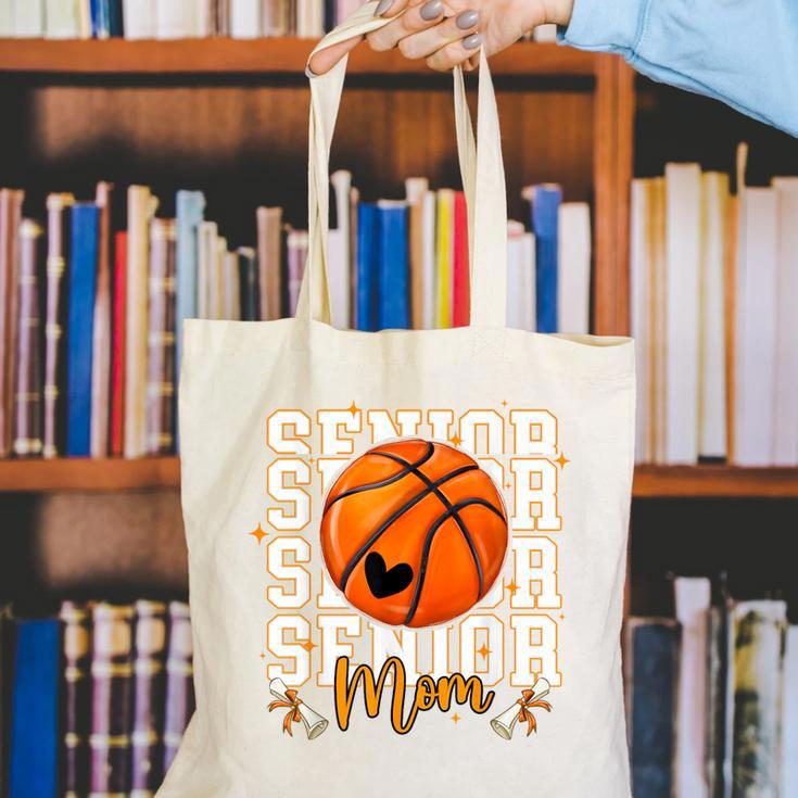 Senior Basketball Mom 2026 Basketball Graduation Canvas Tote Bag