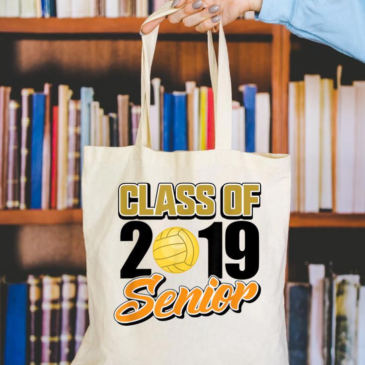 Senior Class Of 2019 Tshirt Graduation School Volleyball Canvas Tote Bag