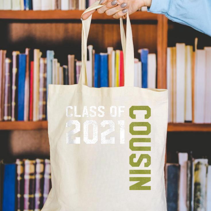 Senior Class Of 2021 Cousin Graduation Canvas Tote Bag
