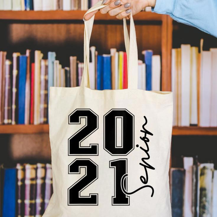 Senior Class Of 2021 Graduation High School College Canvas Tote Bag