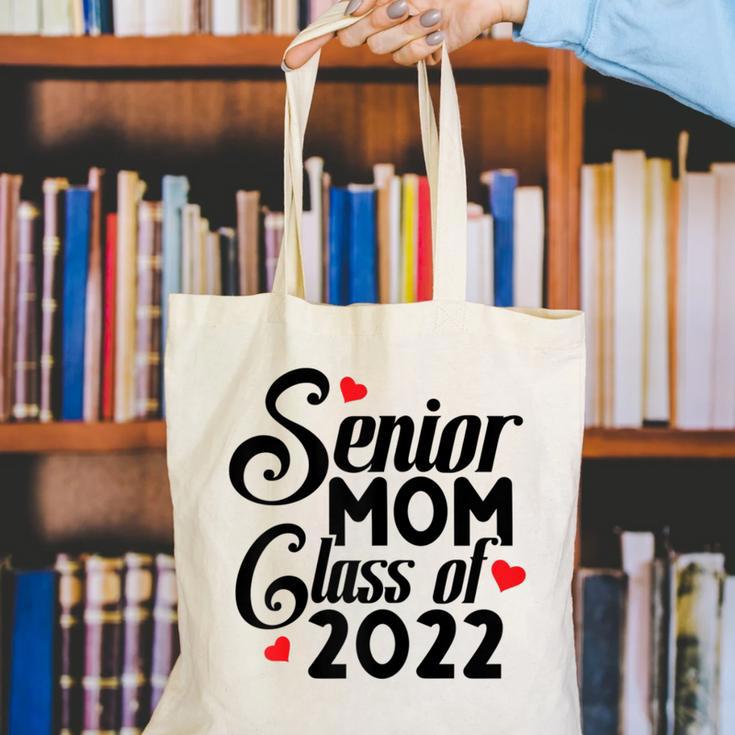 Senior Class Of 2022 School Graduation Mom Canvas Tote Bag